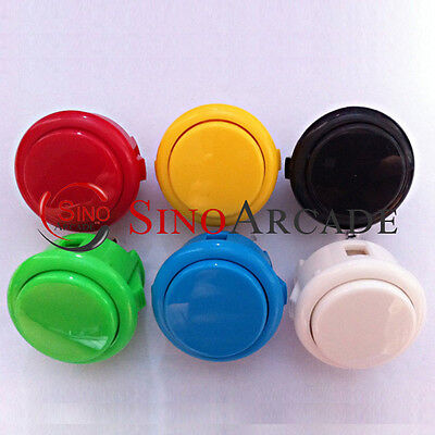 6x Original Sanwa OBSF-30 Push Button For Arcade Mame Game 13 Colors Available Sanwa OBSF-30