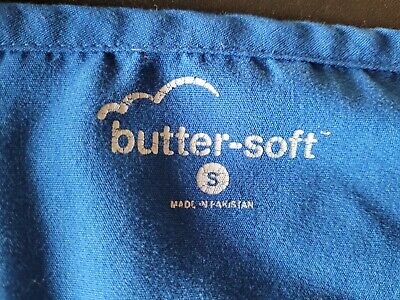 SCRUBs 5 Scrub Uniform 2 Tops 3 Pants Bottoms by BUTTER-SOFT Sz S Blue Butter Soft Does Not Apply - фотография #3