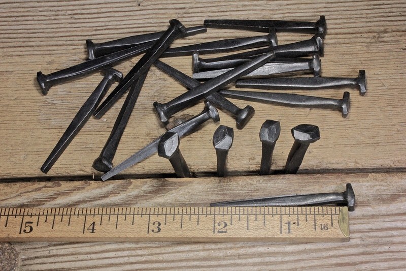 2" Rose head 20 nails antique square wrought iron vintage rustic Decorative look Без бренда