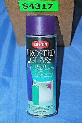 Krylon Frosted Purple Aerosol 6 oz Cans  Glass Finish   Lot of 6  S4317 Krylon 9043 / Purple