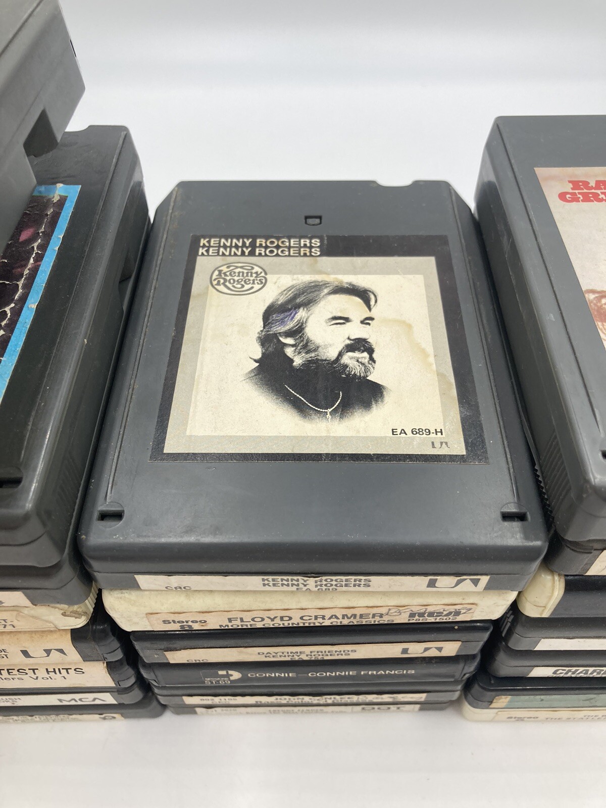 Lot of 8 Track Tape Cartridges Styx Kenny Rogers George Jones John Cougar 28 Qty Без бренда - фотография #9