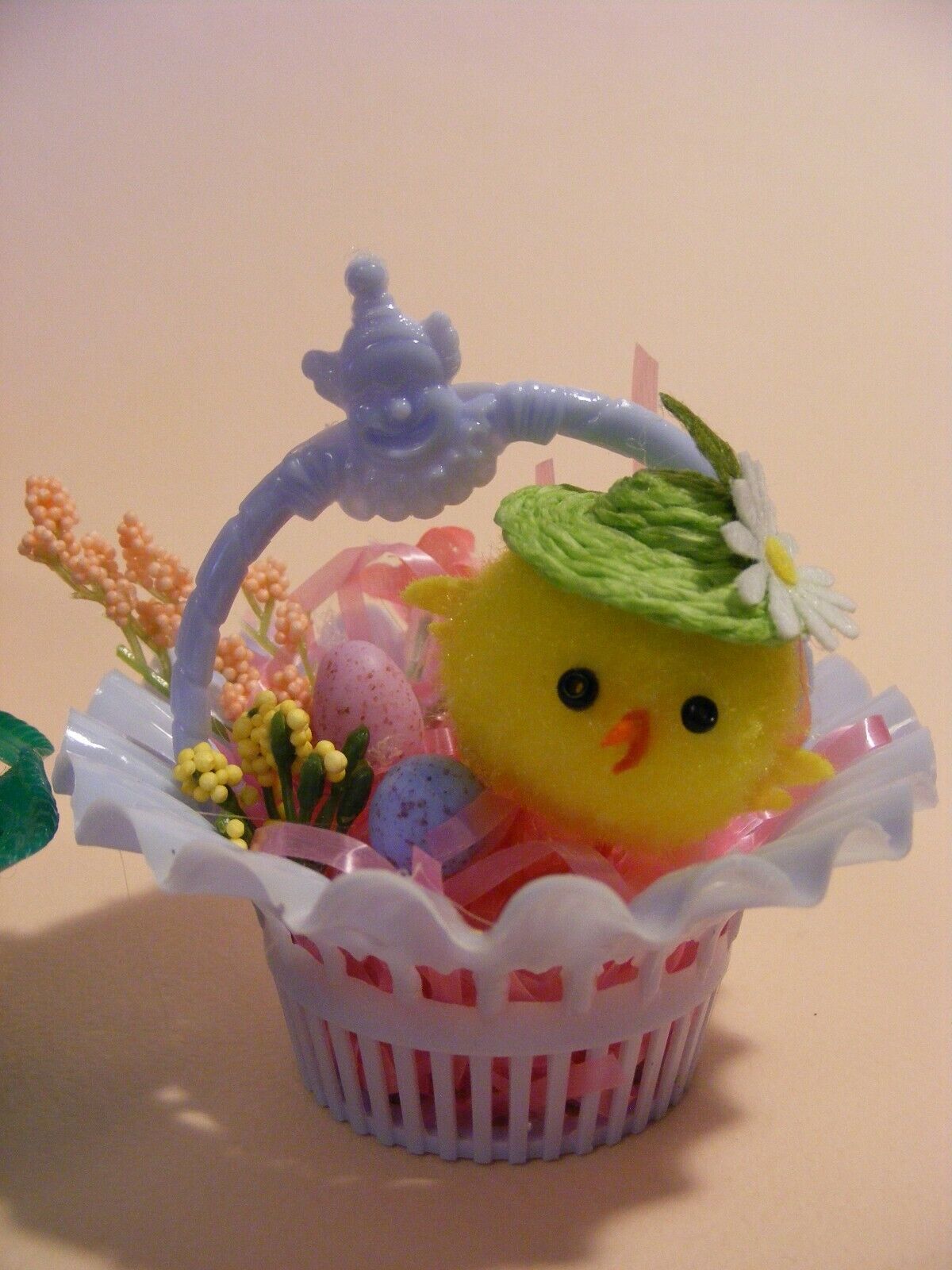 Vintage Easter nutcup arrangements bunnies chicks Без бренда - фотография #7