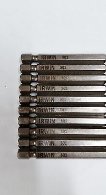 Irwin S1 Square #1 X 3" X 1/4" Screwdriver Insert Bits, Lot of 50 Irwin 3052047B - фотография #3