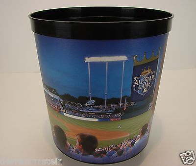 2012 MLB All Star Game @ Kansas City Royals Popcorn Bucket - Hard To Find Без бренда - фотография #4