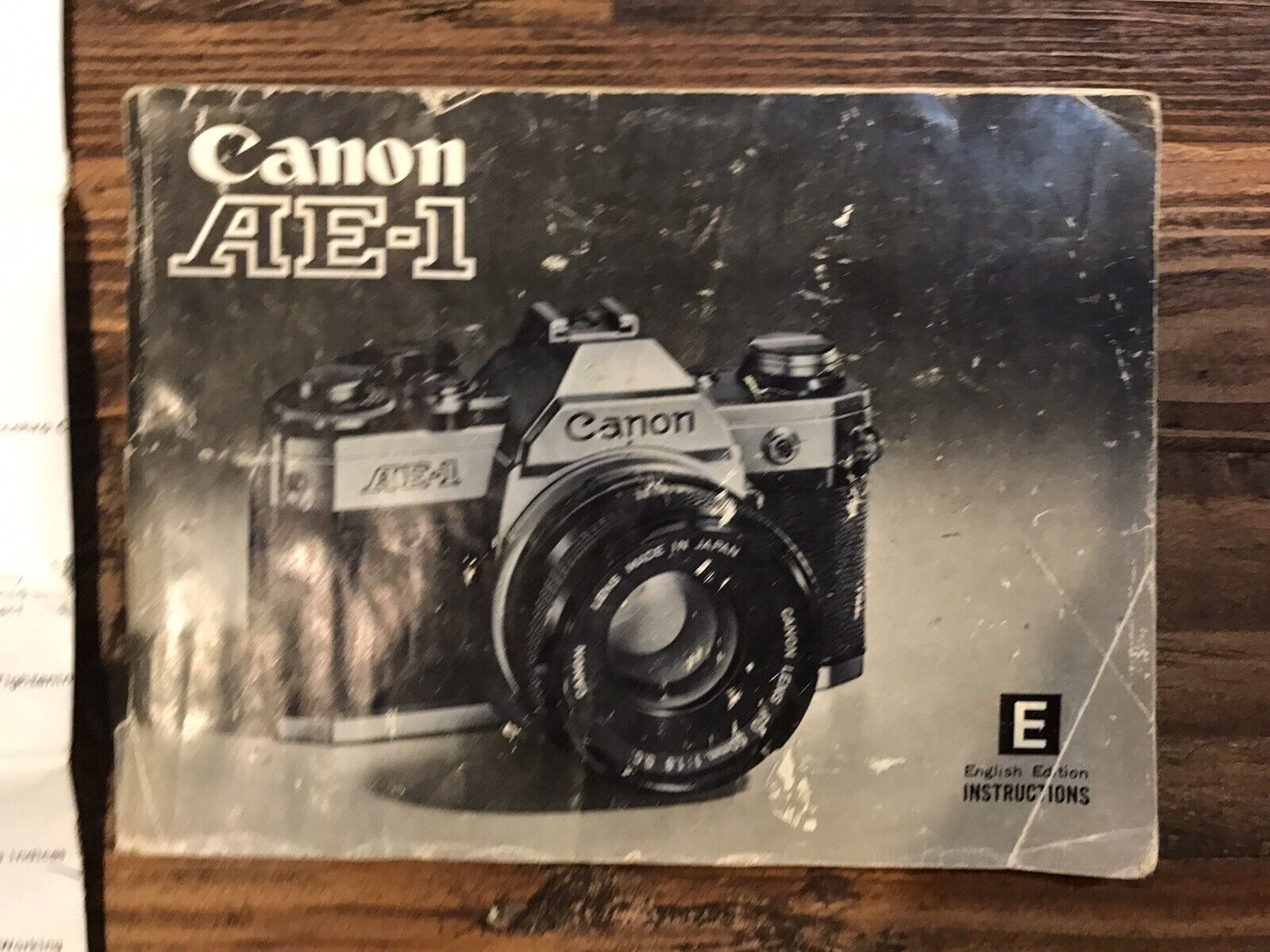 Canon AE-1 and Speedlite 155A Genuine Original User Instruction Manual Booklets  Canon na - фотография #2