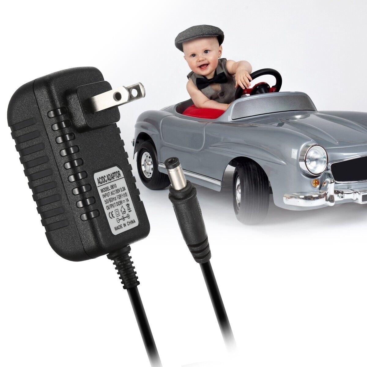 6 Volt Battery Charger for Kids Powered Ride On Car Best Choice Product Kid Trax Unbranded Does Not Apply - фотография #6