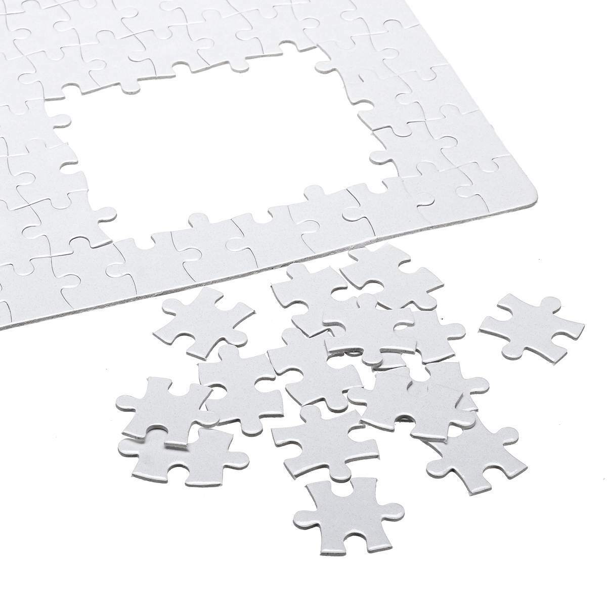 A5 x 10sheets Jigsaw Puzzle DIY Blank Dye Sublimation Printable Heat Press 48pcs Unbranded - фотография #5