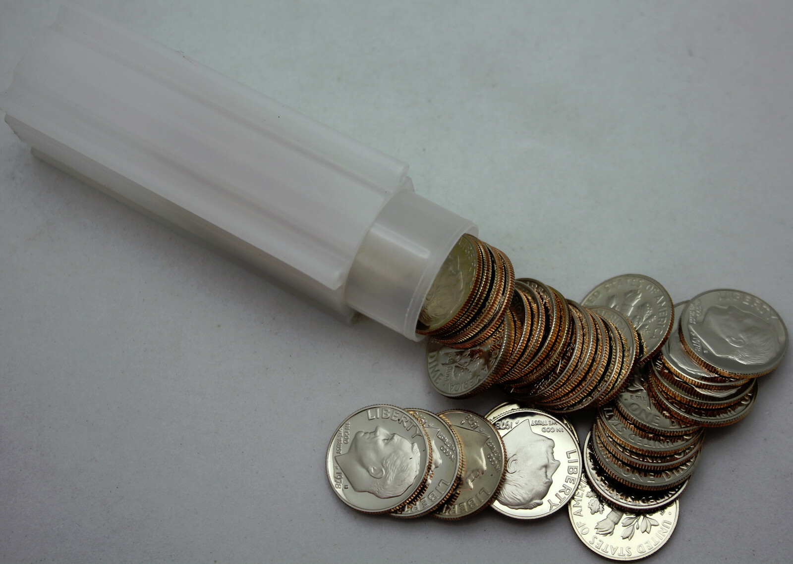 1978-S Proof Roosevelt Dimes - Full Roll - 50 Coins Без бренда