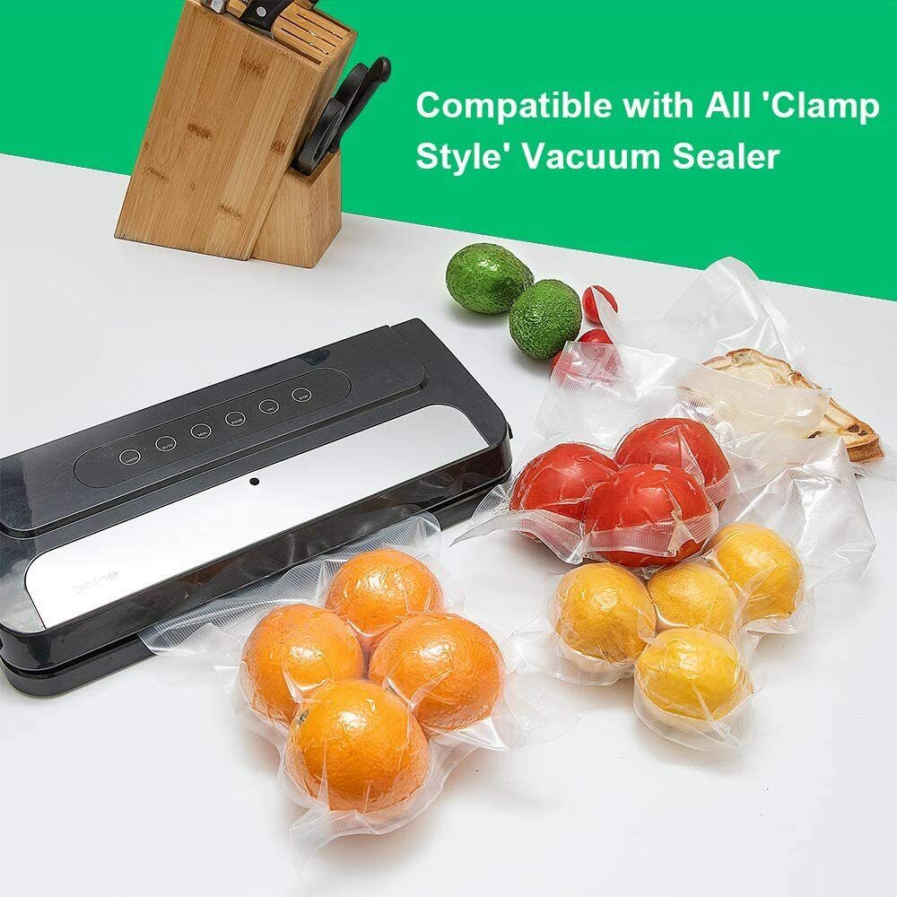 4 Pack Vacuum Seal Bags Roll 8”x50’ Embossed Food Saver Sealer Storage Bag 4 Mil Unbranded Does Not Apply - фотография #5