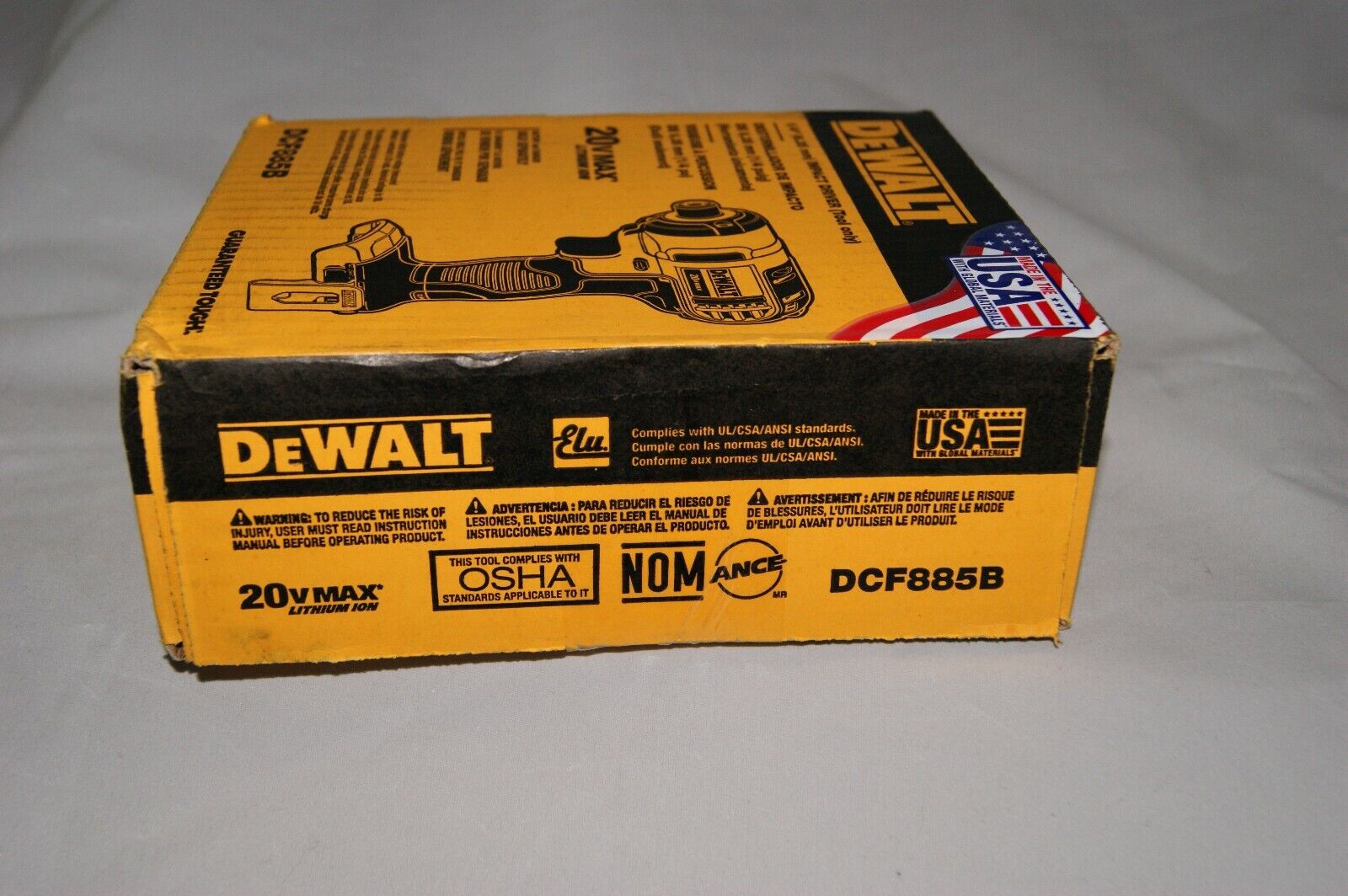 DEWALT 20-Volt MAX Lithium-Ion Cordless 1/4 in. Impact Driver Tool-Only DCF885B DEWALT DCF885B - фотография #6