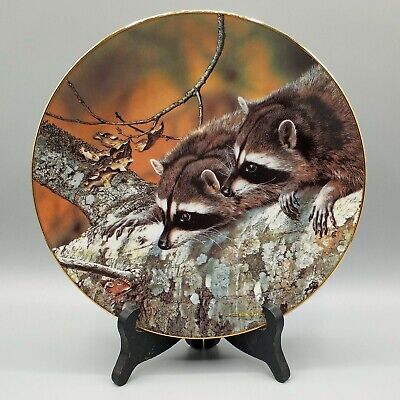 Carl Brenders Lot of 3 OUR WOODLAND FRIENDS 1989-91 Collectors Art China Plates Bradford Exchange - фотография #4