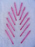 NEW 3" PINK Glass Icicles - Lot-12 Christmas Ornaments Glasswich - фотография #3