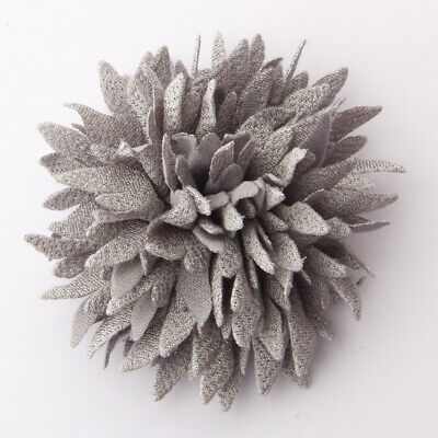 20pcs 7cm 2.75" Fabric Bark Flowers For Hairpins Satin Flower For Headbands Unbranded - фотография #8