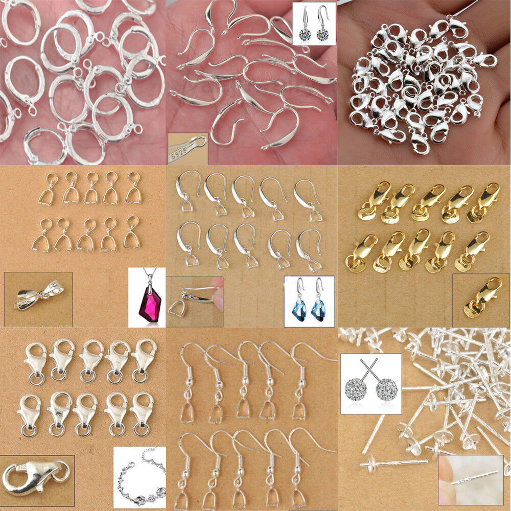 Wholesale Silver Plated Earrings Hooks Ball DIY Jewelry Accessory Wire Findings Unbranded Does Not Apply - фотография #5