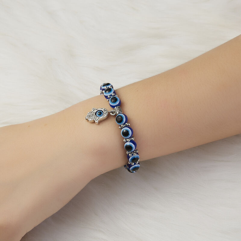 Turkish Blue Evil Eye Lucky Pendant Necklace Bracelet Charm Women Men Jewellery Rinhoo - фотография #8