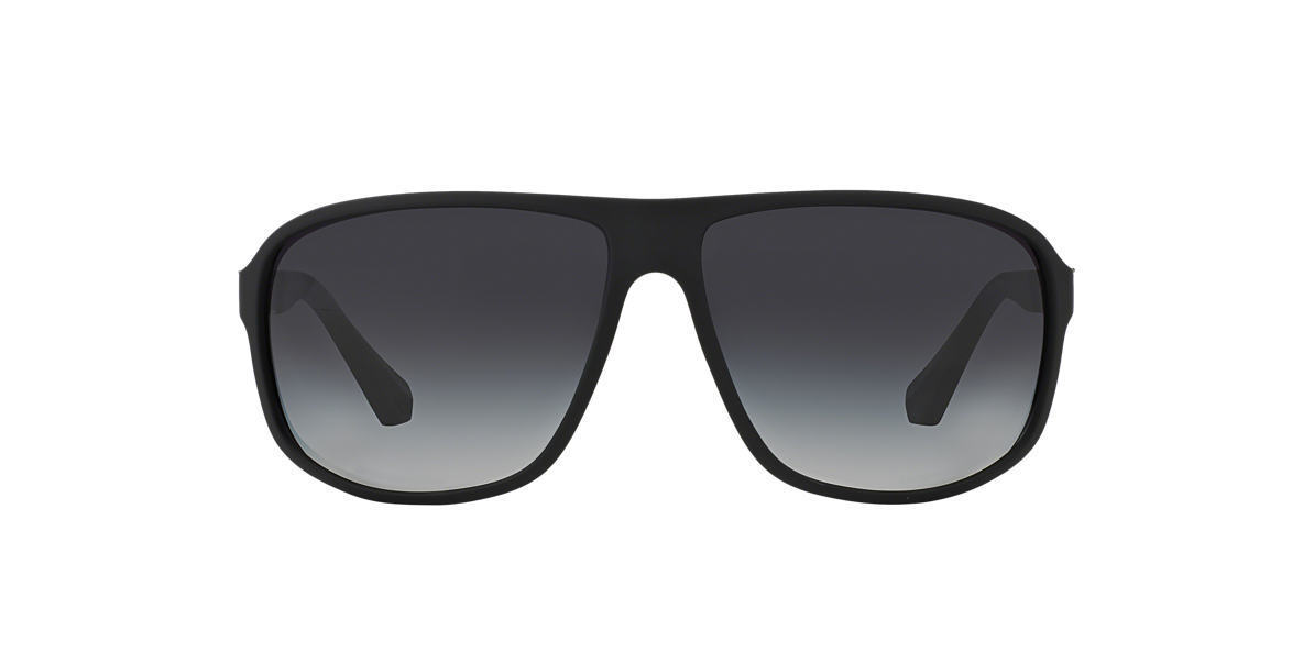 Emporio Armani Sunglasses EA 4029 5063/8G Black Rubber/Grey Gradient 64mm 50638G Emporio Armani EA4029 - фотография #2