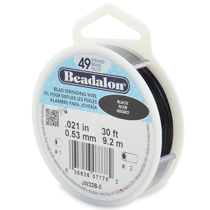Beadalon Bead Stringing Wire 49 Strand 30/100 FT. BRIGHT Various Sizes  + Colors Beadalon Does Not Apply - фотография #10