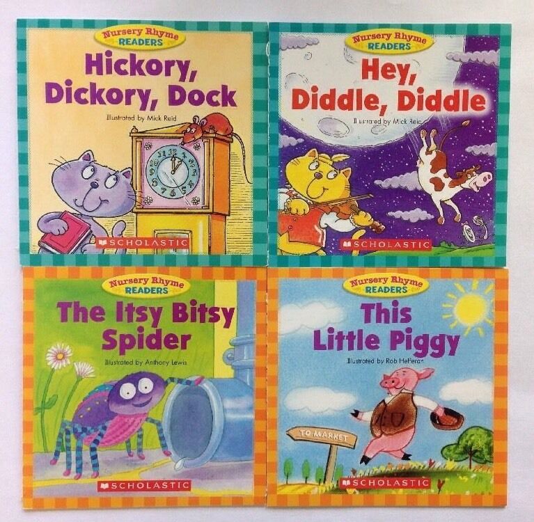 Nursery Rhyme Childrens Books Beginning Readers Lot 12 Scholastic - фотография #9