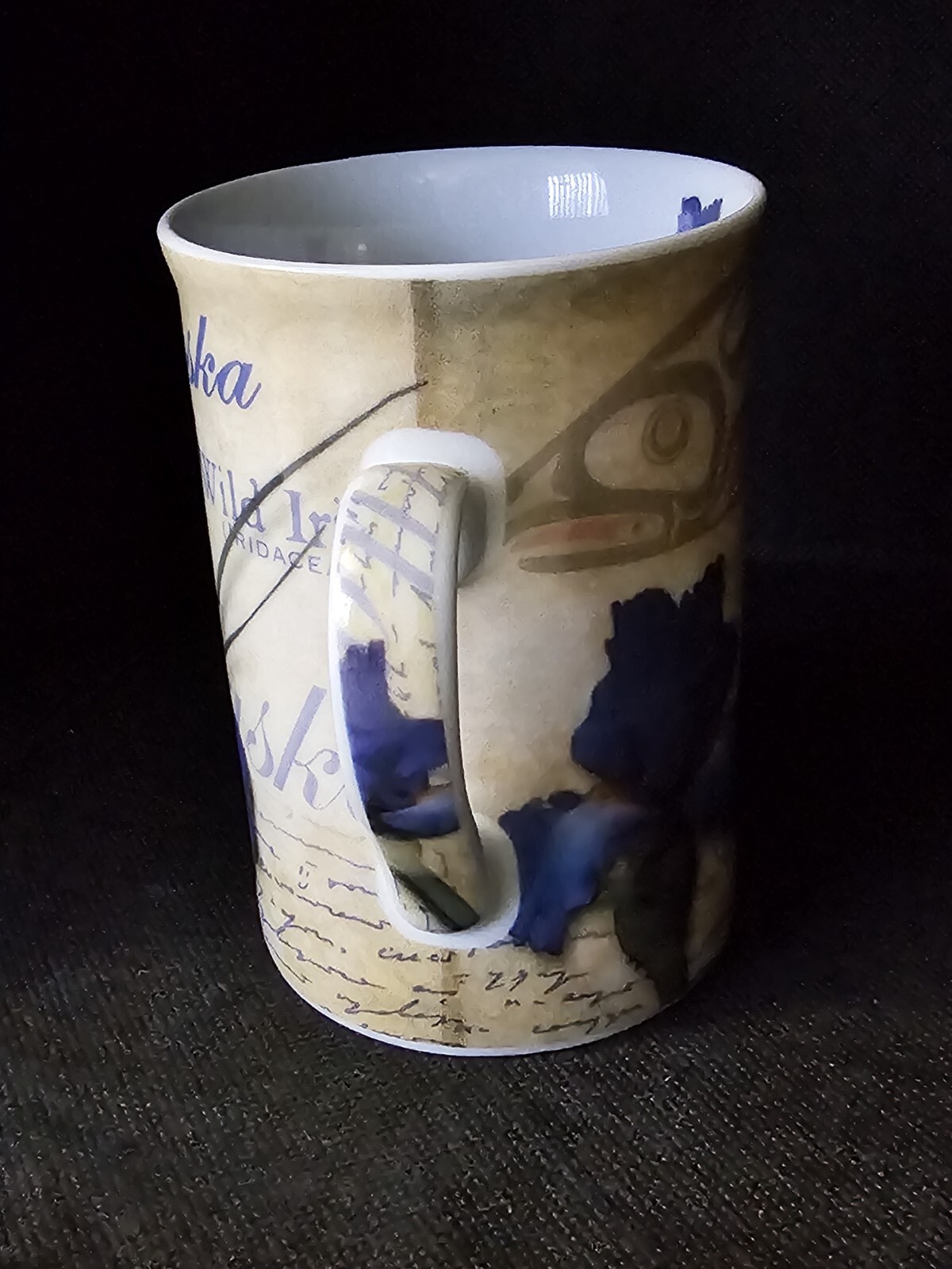 New Alaska Wild Iris Flower ceramic souvenir collector's Coffee Mug or Tea Cup  Без бренда - фотография #7