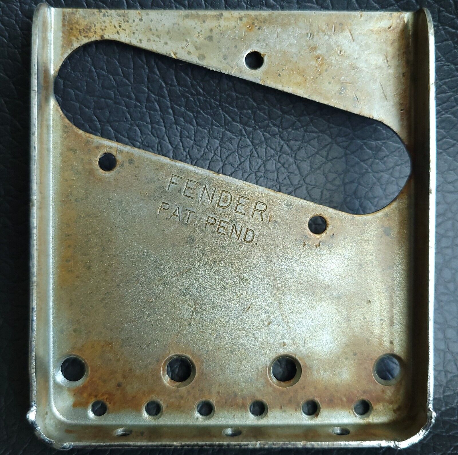 Fender Telecaster Tele American Bridge Plate Vintage 005-4162-049 *RELIC AGED Fender 0054162049