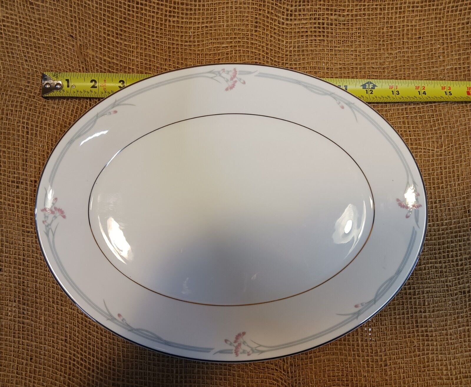 Royal Doulton CARNATION oval serving platter; 13"; brand new Royal Doulton - фотография #6