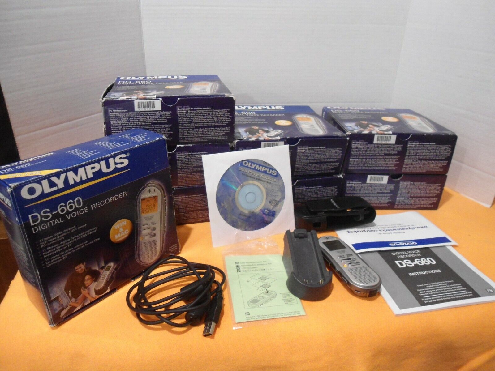 Olympus DS-660 (32 MB,11 Hours) Handheld Digital Voice Recorder,(8 in one lot)! OLYMPUS DS-660, OLY660, 141690 - фотография #2