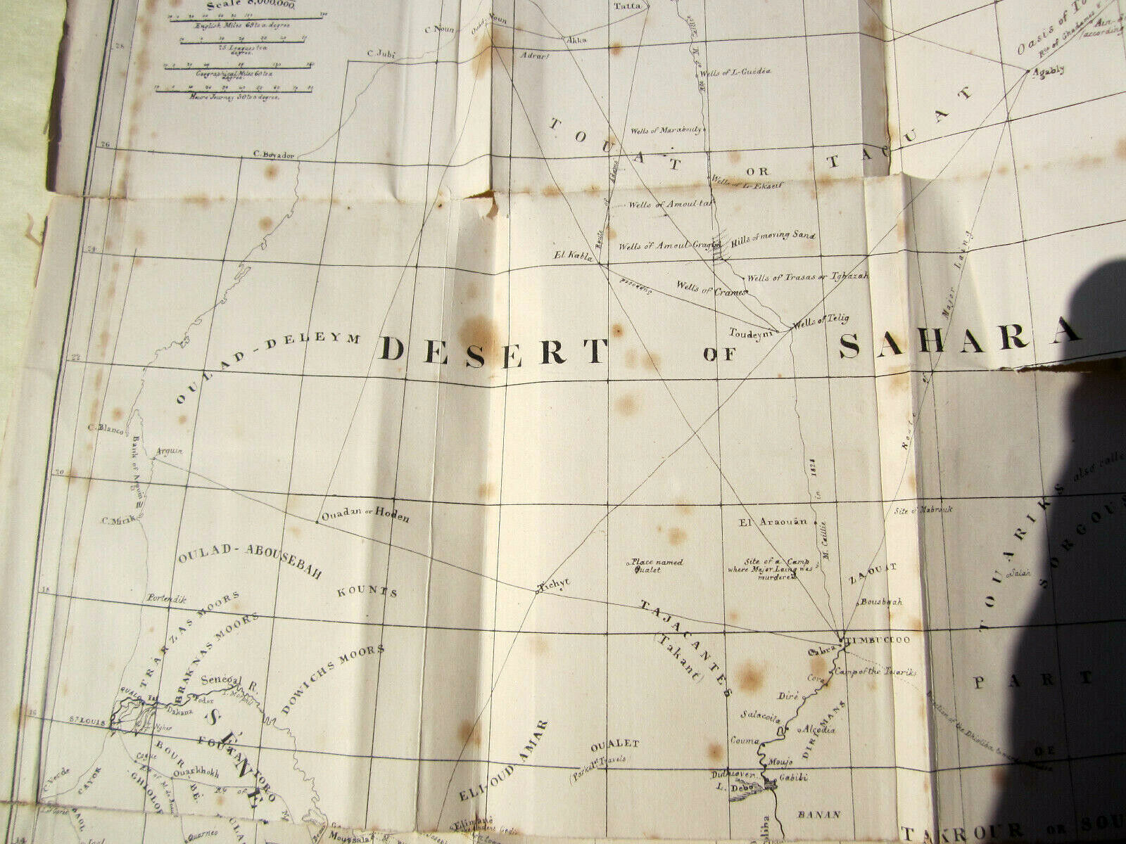2 MAPS 1830 Africa Timbuktu Mali Sahaha Desert Morocco Без бренда - фотография #2