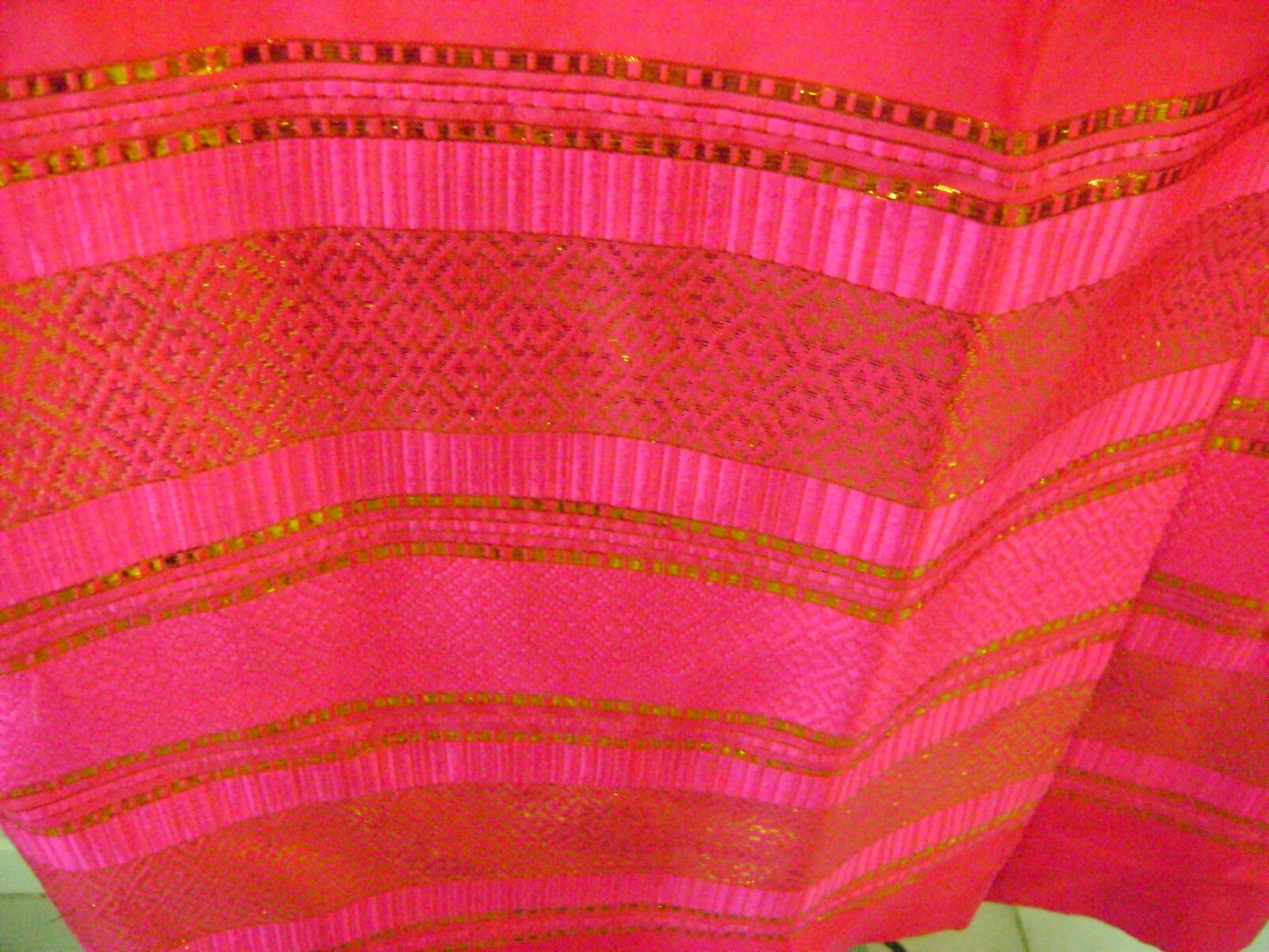 Vintage 80s 3-Piece Thai Silk Dress / Sarong Skirt Top-Jacket Set - Size S  Unbranded - фотография #7