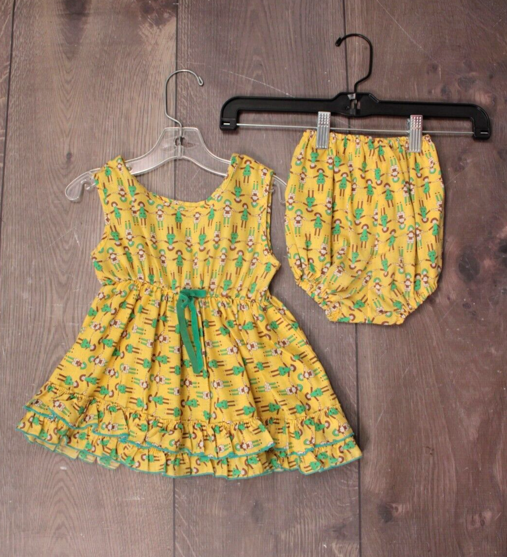 VTG Girl's 50s Lot Of 13 Dresses Children's 1950s Toddler's Dresses Various Size Unbranded - фотография #7
