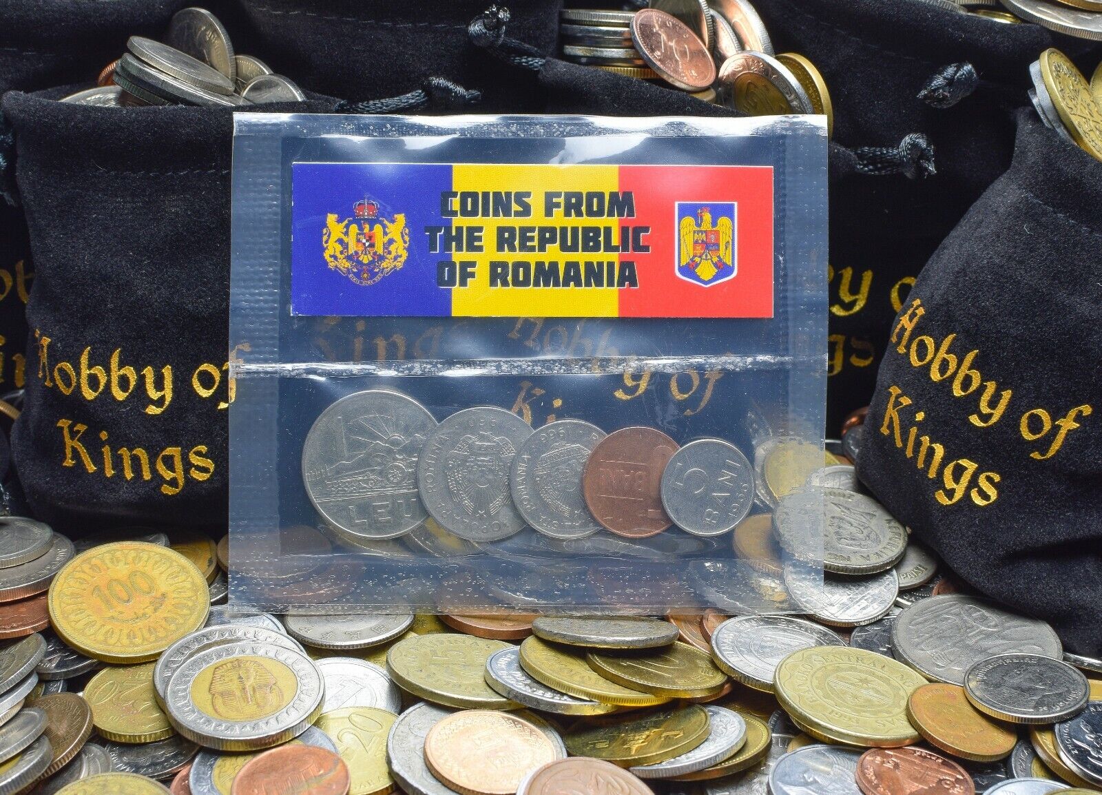 5 Romanian Coins | Mixed Socialist Romanian Currency | Bani | Leu | Lei | Balkan Без бренда - фотография #3