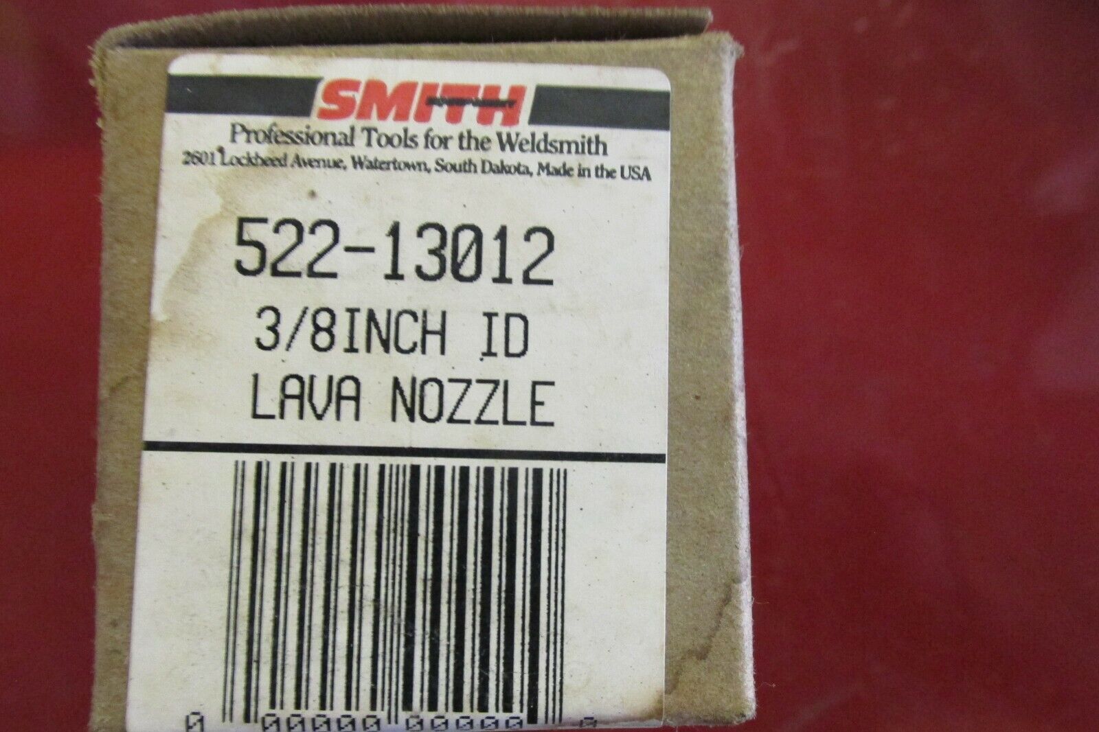 Smith 522-13012 1/4 x 1 1/2 Lava Nozzle Ceramic Tig Torch Tip 11 per pack Smith Does Not Apply