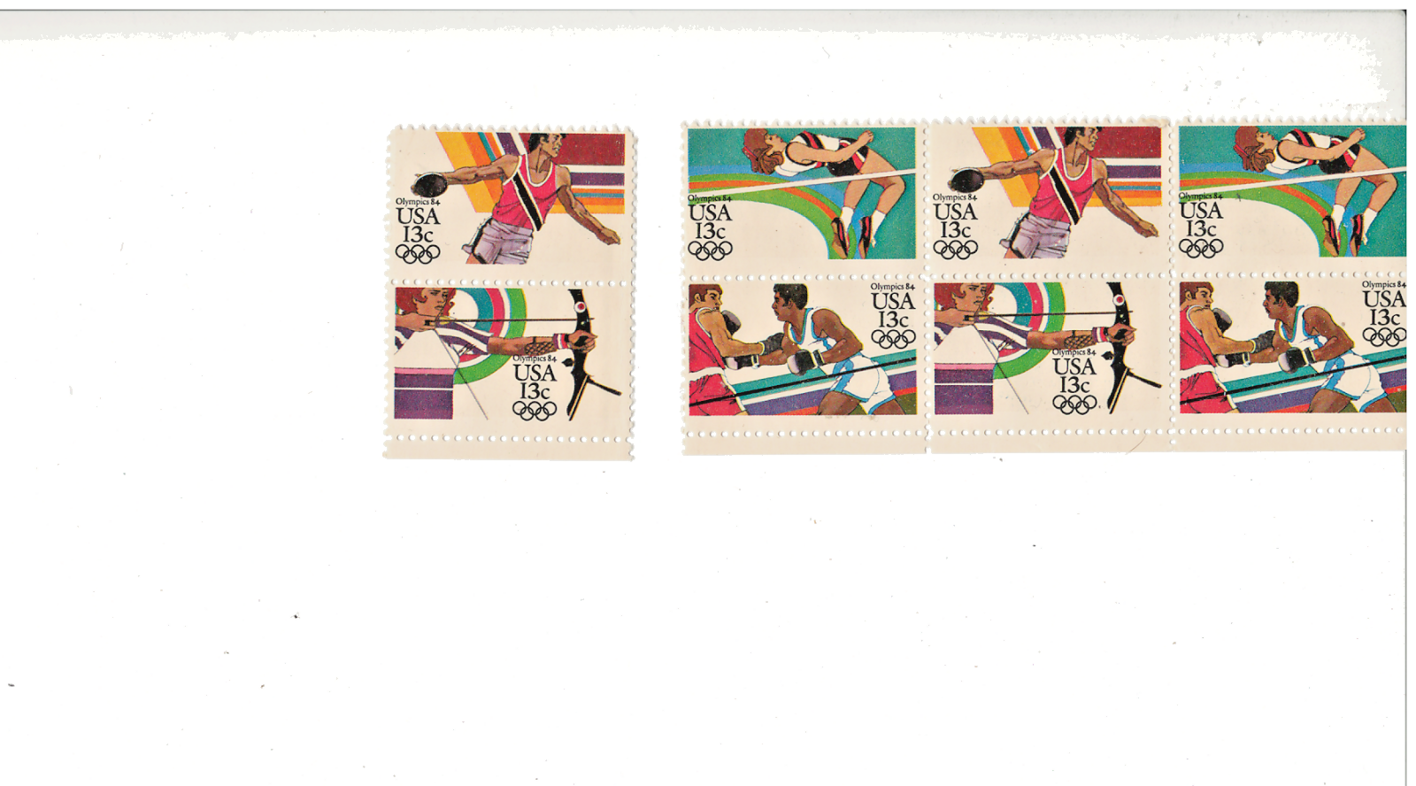 1983 OLYMPIC SPORTS STAMPS Без бренда