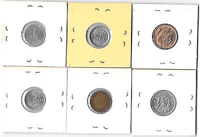 6 Coins Belgium FR, Luxembourg, Denmark, Netherlands, Poland-Various Yrs & Denom Без бренда - фотография #2