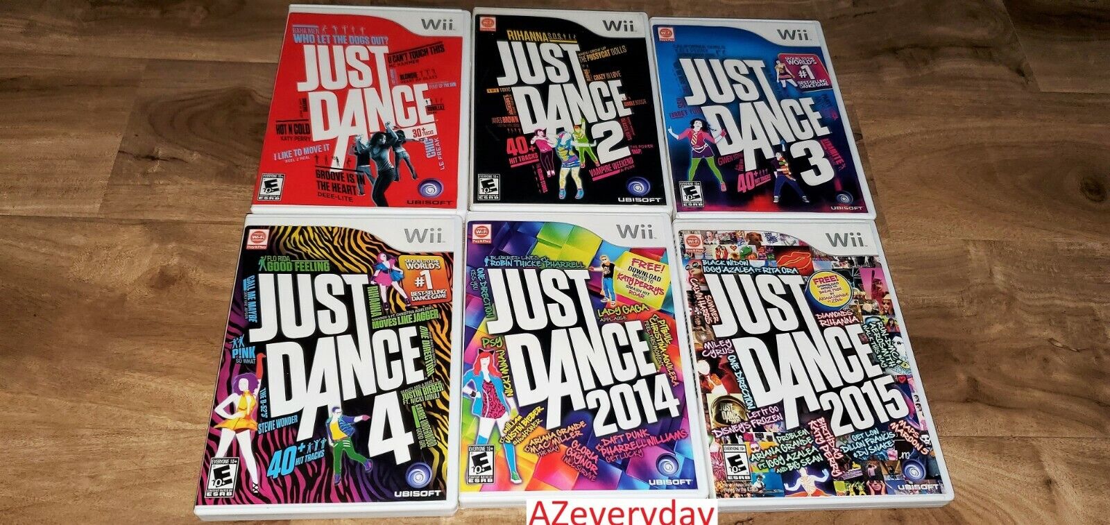 JUST DANCE Wii game LOT 1 2 3 4_2014_2015 DANCING Music COMPLETE Bundle Nintendo Без бренда ZAF-953 - фотография #2