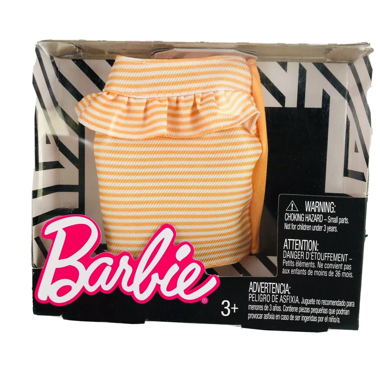 Barbie Fashion Separates Skirts Lot Cheetah Leopard Print Floral Orange Stripes Barbie - фотография #4
