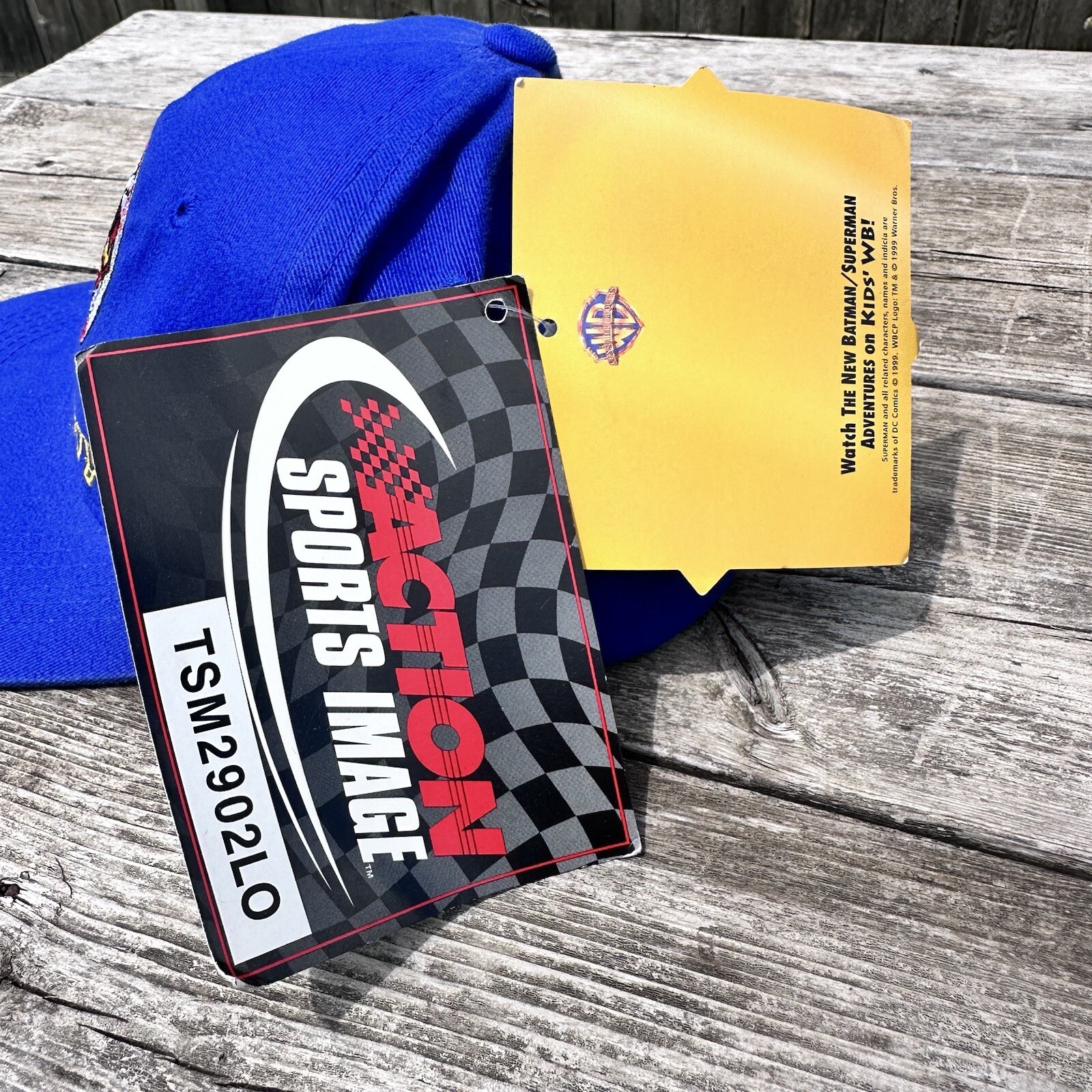 Vintage Nascar Snapback Hat Superman Racing Ron Hornady Warner Brothers Cap Chase Authentics - фотография #7