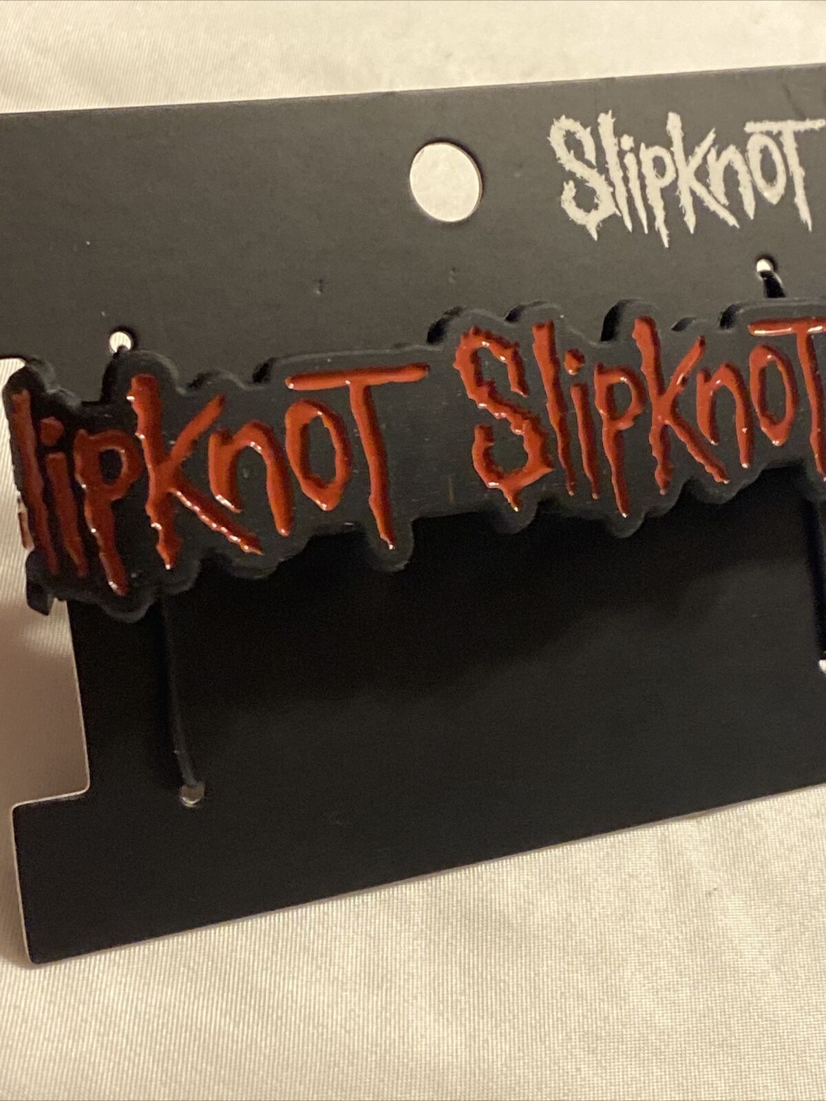Slipknot Bracelet Black And Red Wrist Band BRAVADO - фотография #2