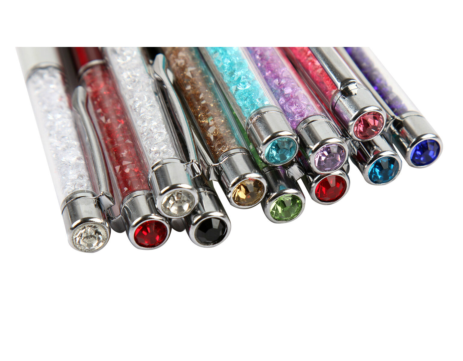 12x Bling Cute Crystals Diamond Ballpoint Pens Office School Supply Stationery Aimilcall - фотография #4