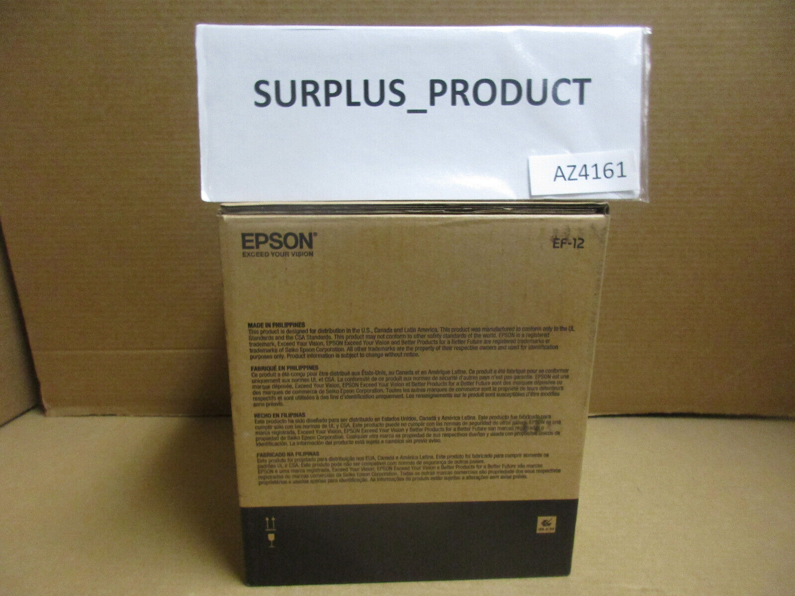 EPSON EPIQVISION MINI EF12 STREAMING LASER PROJECTOR, V11HA14020, NEW IN BOX Epson V11HA14020 - фотография #4