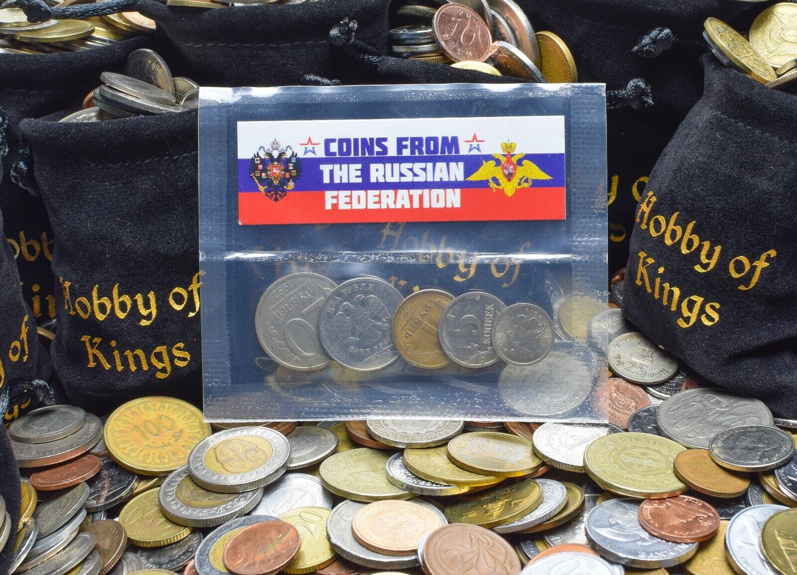 5 RUSSIAN FEDERATION COINS DIFFERENT EUROPEAN COINS FOREIGN CURRENCY, MONEY Без бренда - фотография #3