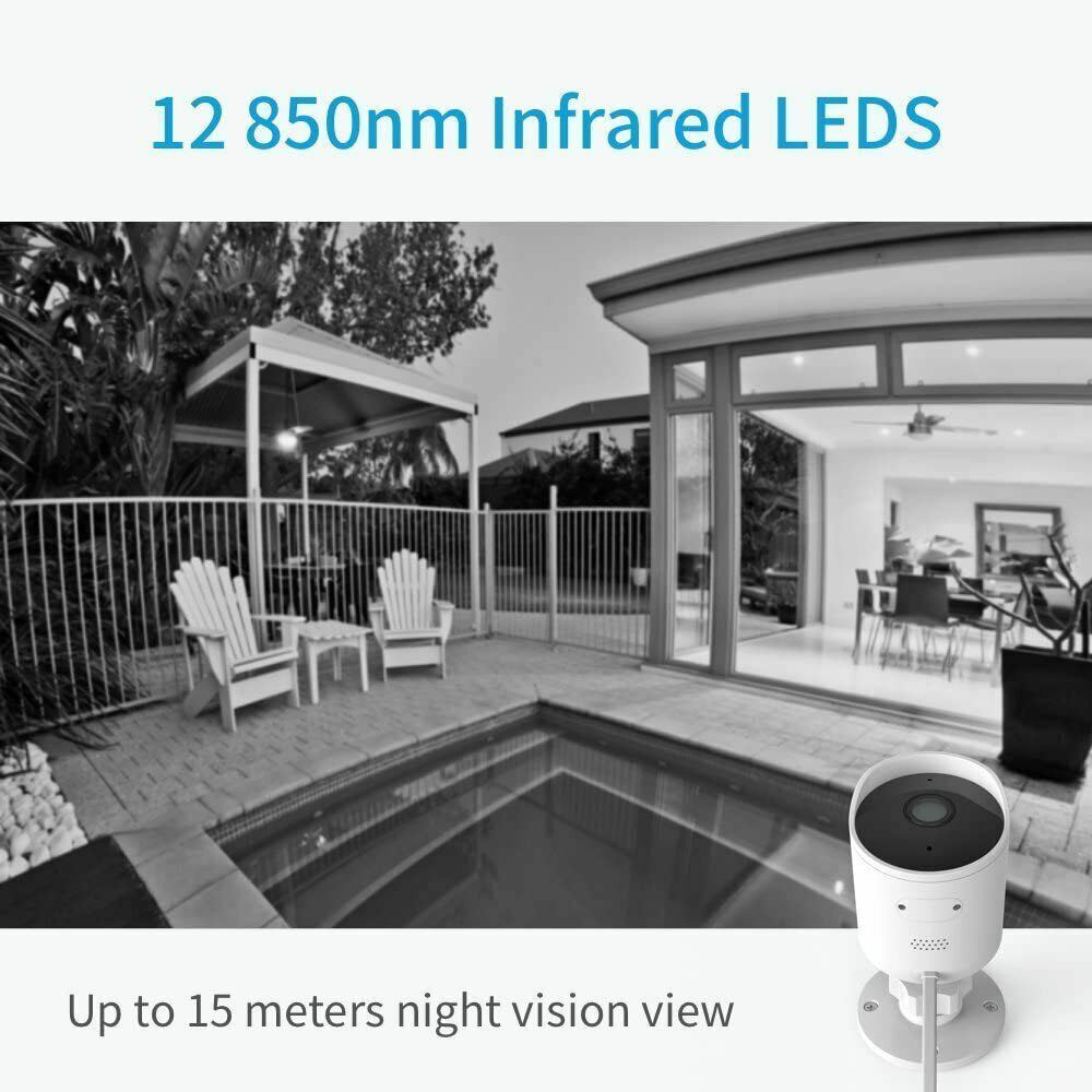 Lot of 3 YI Outdoor Security Camera, 1080p Waterproof Night Vision Surveillance YI Does not apply - фотография #7