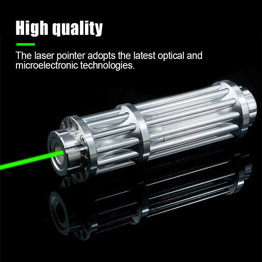 High Power Green Laser Pointer Pen SOS Lazer 532nm 2000m Rechargeable w/ 5 Caps VASTFIRE Does not apply - фотография #8