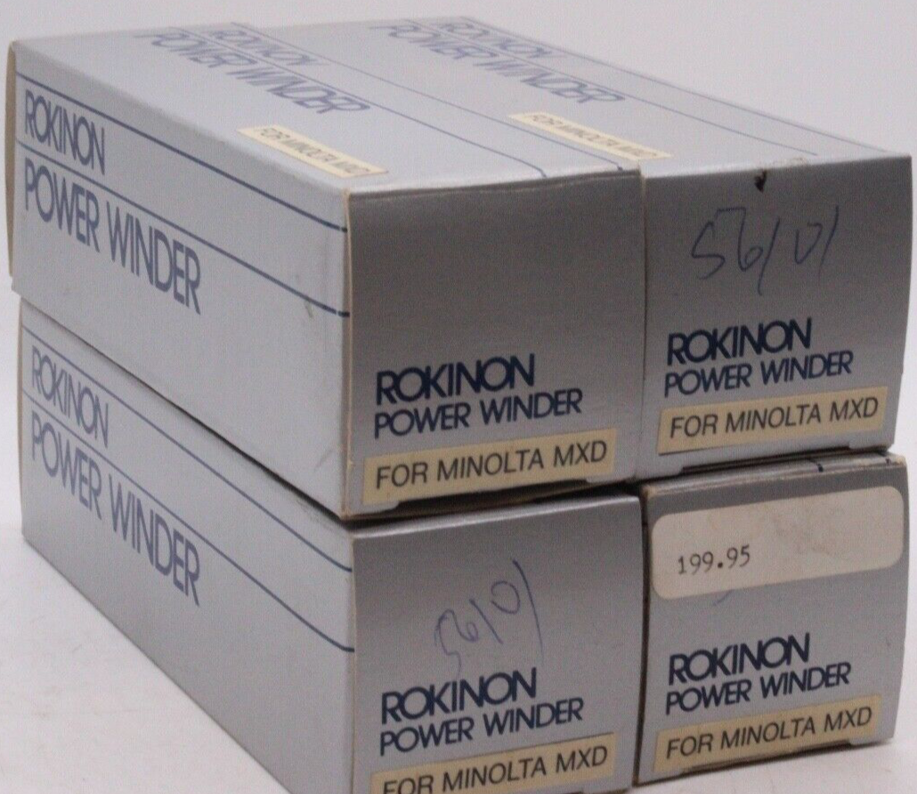 NEW IN BOX ROKINON ELECTRIC POWER WINDER - FOR MINOLTA MXD ROKINON ROKINON ELECTRIC POWER WINDER