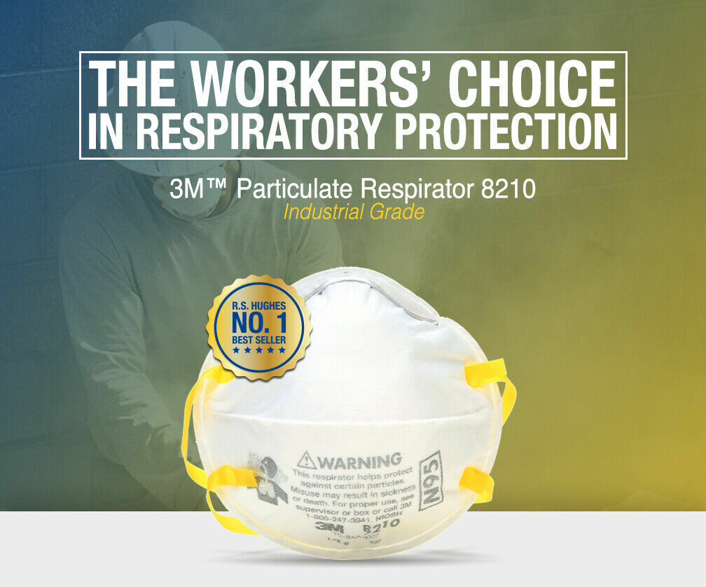 3M 8210 N95 Particulate Respirator NIOSH Approved Face Masks XP 8/26 Valid Codes 3M 8210 / 46457 - фотография #6