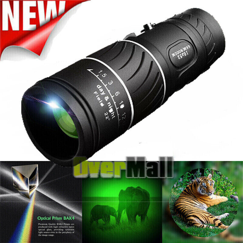 2xMonocular Monocular 40X60 Clear Night Vision Zoom Lens Telescope Portable+Case Unbranded/Generic Does not apply - фотография #3