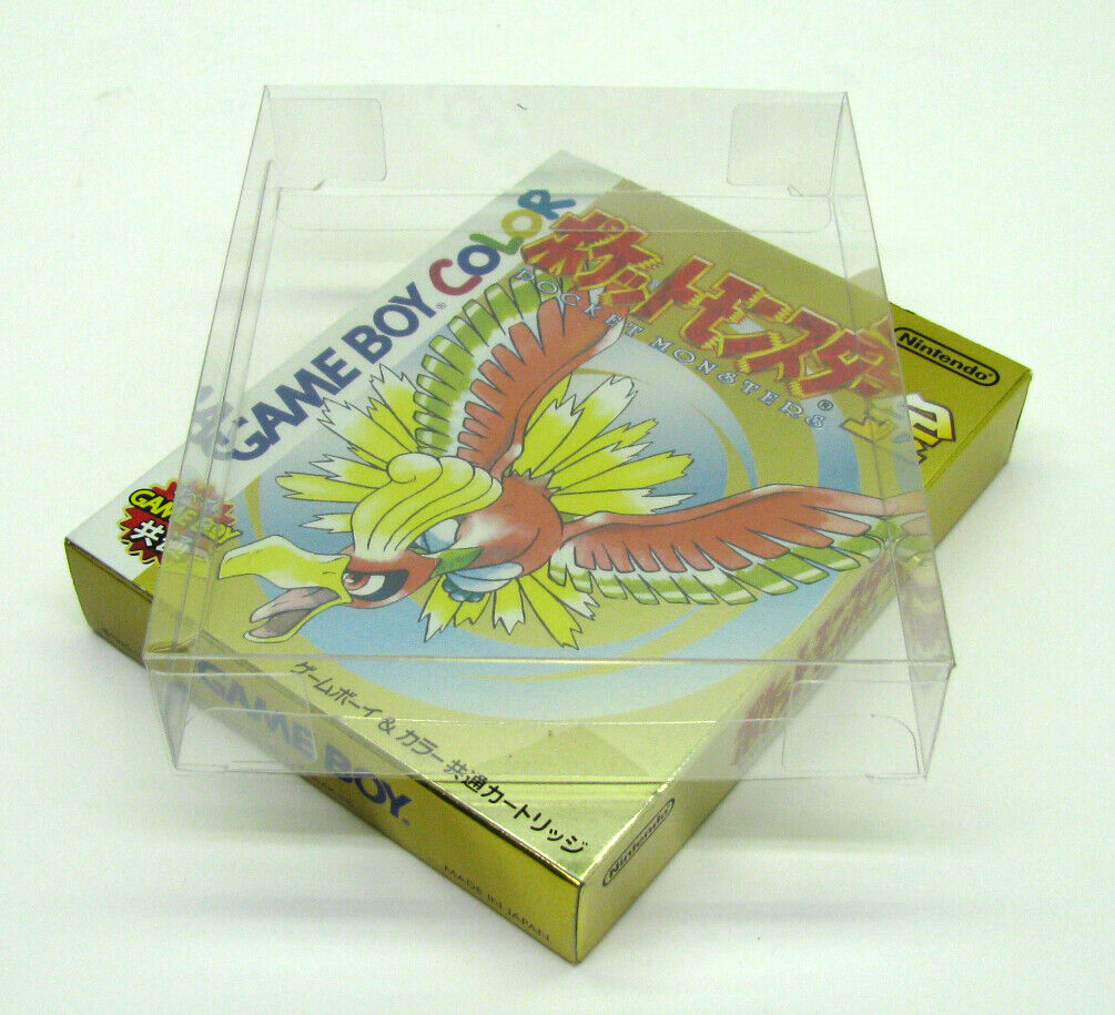 5X NINTENDO JAPAN GAME BOY / COLOR CIB GAME - CLEAR PROTECTIVE BOX PROTECTORS  Dr. Retro Does Not Apply - фотография #2