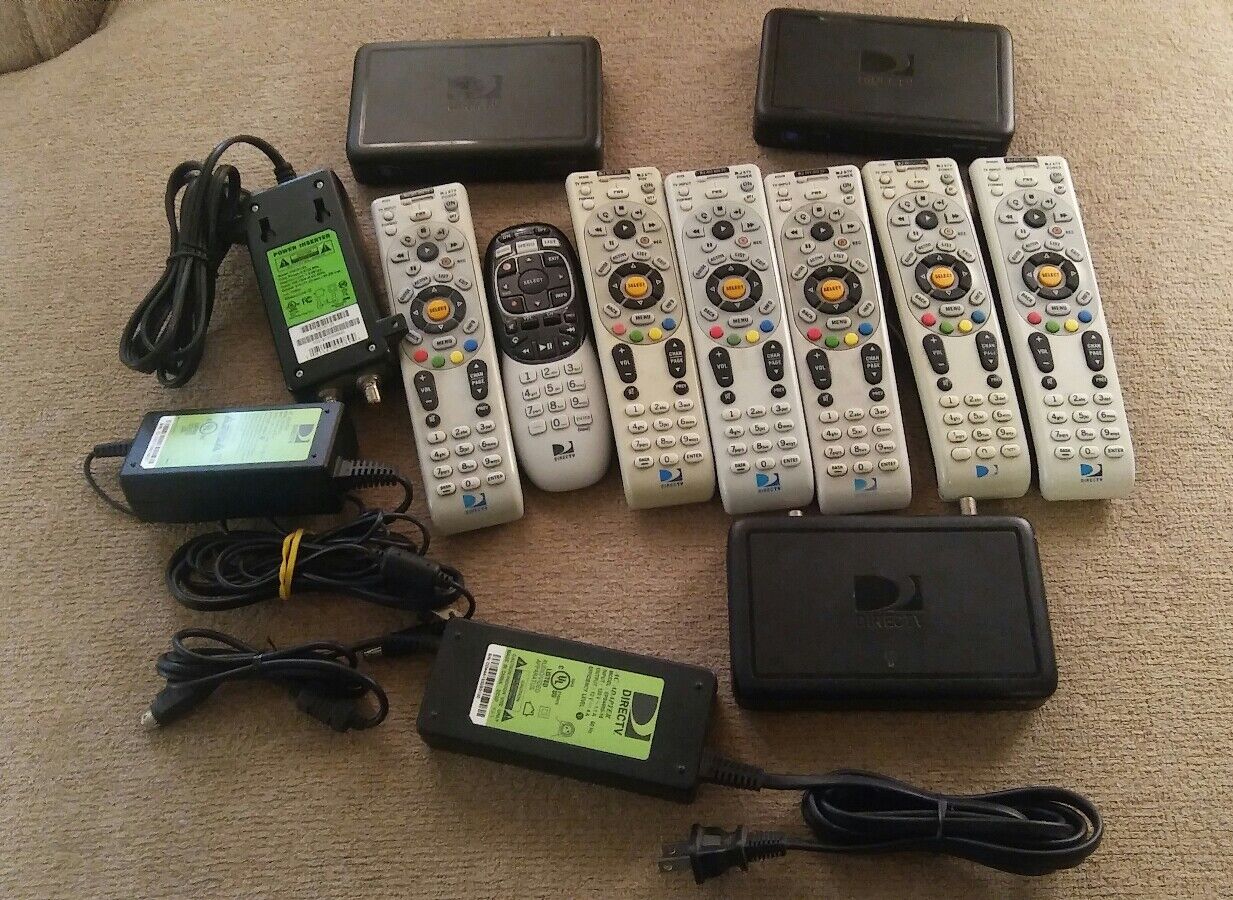 DIRECT-TV equipment HD Receiver C31-700 RC66RX/ Remotes power cables and spliter DIRECTV Does Not Apply