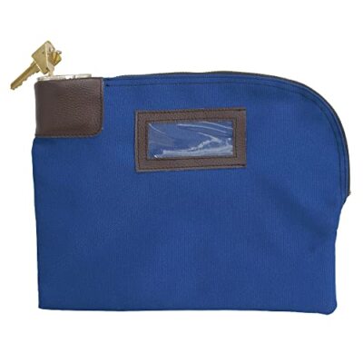 ControlTek 7-Pin Canvas Locking Night Deposit Bag, 8 1/2" x 11", Blue FEDERAL SUPPLY - фотография #5