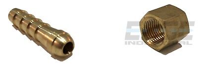 (5 PACK) 1/4 HOSE ID TO 1/8 FEMALE NPSM BRASS BALL SEAT SWIVEL CONNECTOR WOG PRO-EDGE INDUSTRIAL Does Not Apply - фотография #3