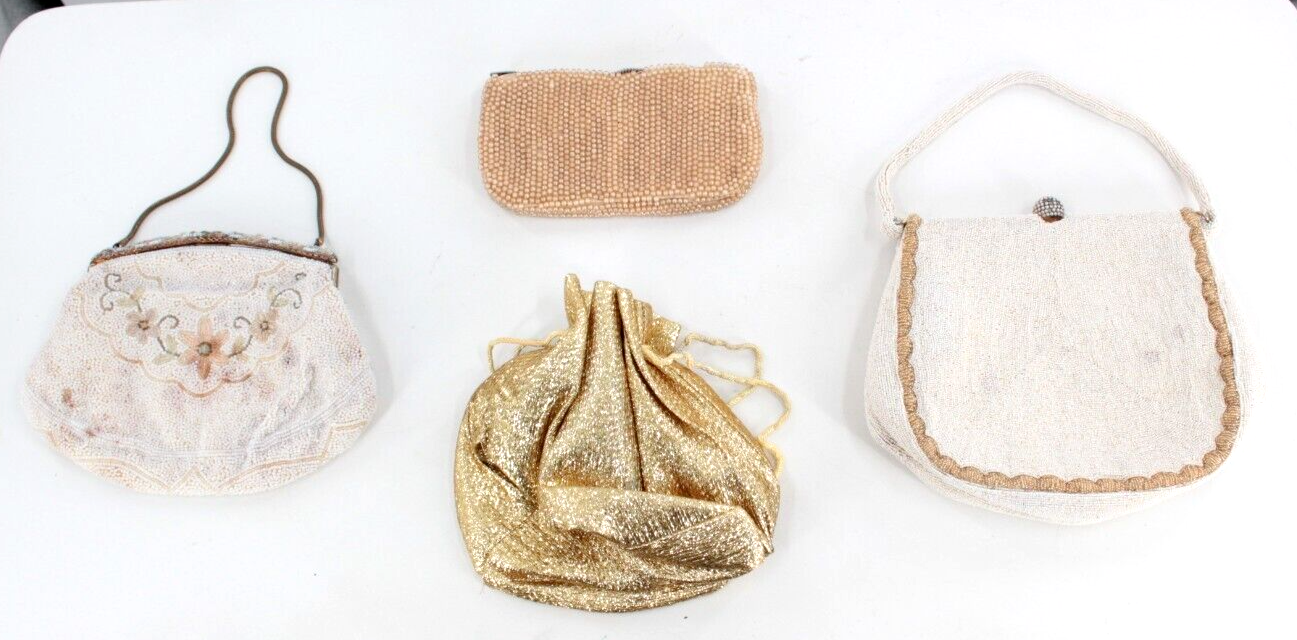Vtg Women's Purse Lot Of 18 Hand Bags 30s To 50s Era 1930s 1950s Purses Unbranded - фотография #11